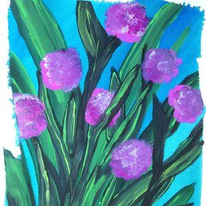 Botanical Original Painting by Artist Rachael Potter